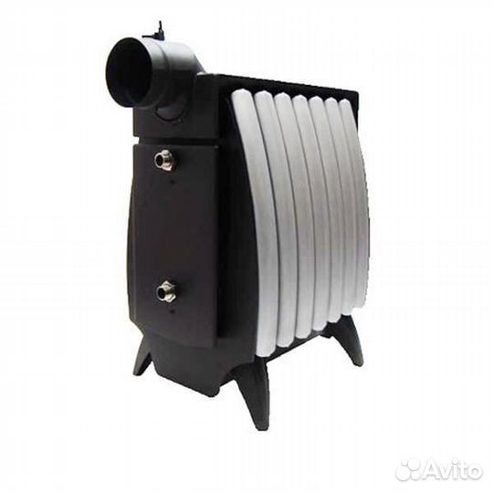 Печь буржуйка с баком-теплообменником