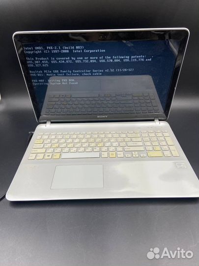 Ноутбук sony vaio svf152c29v
