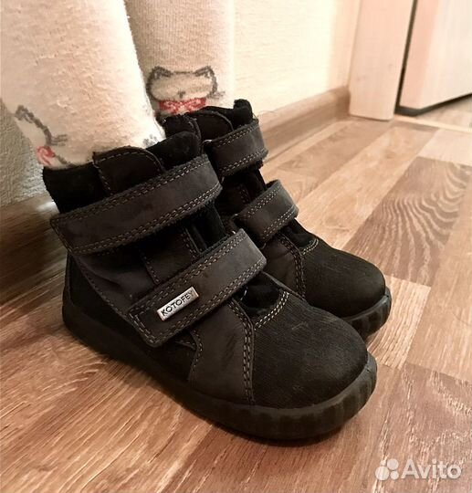 Сапожки Котофей нат.кожа весенние р.24