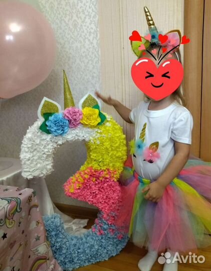 Платье единорожки
