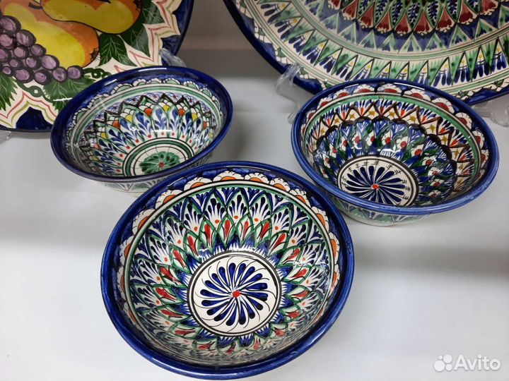 Косы (супницы) узбекские синие