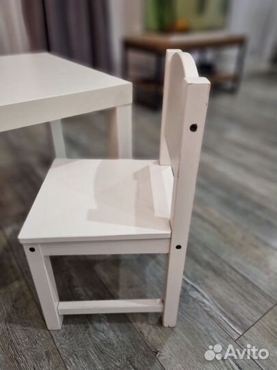 Детский стол и стул IKEA