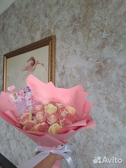 Шоколадные розы букеты