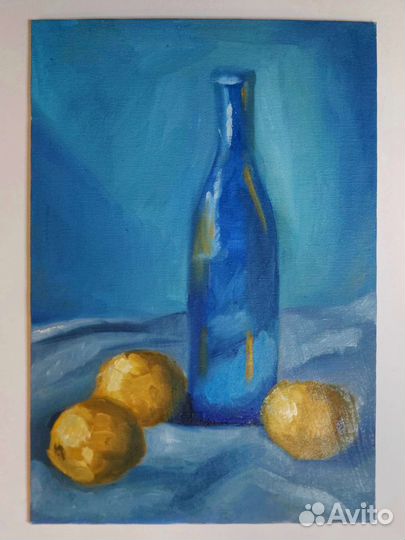 Картина натюрморт на холсте маслом