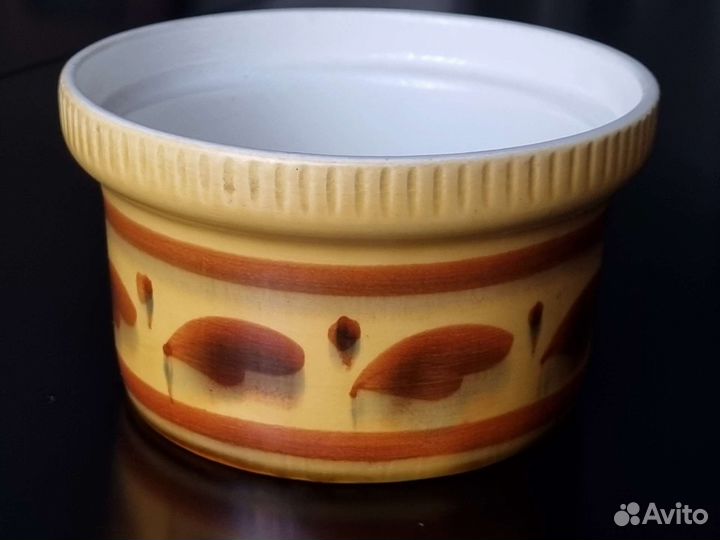 Сахарница фаянс, глазурь Конаковский завод СССР