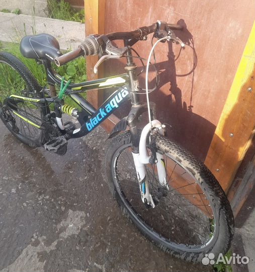 Велосипед black aqua