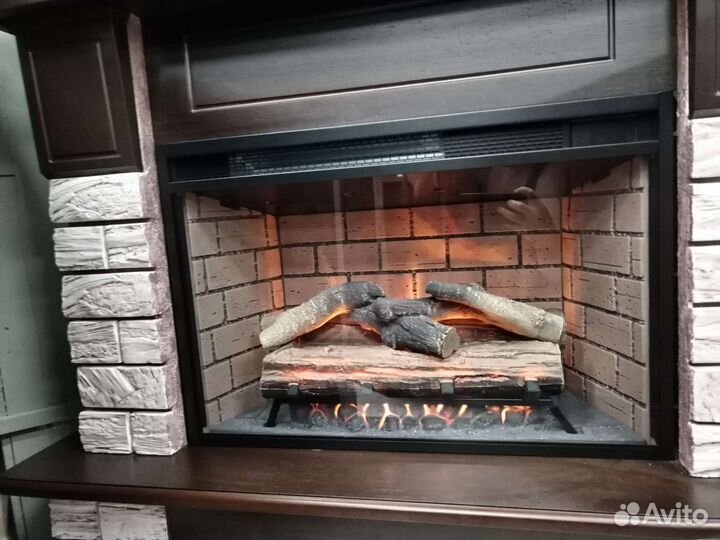 Камин электрический с угловым порталом