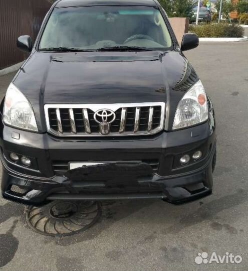 Тюнинг(губа передняя на тлк прадо 120)