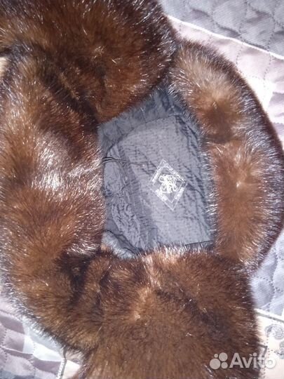 Шапка ушанка норка