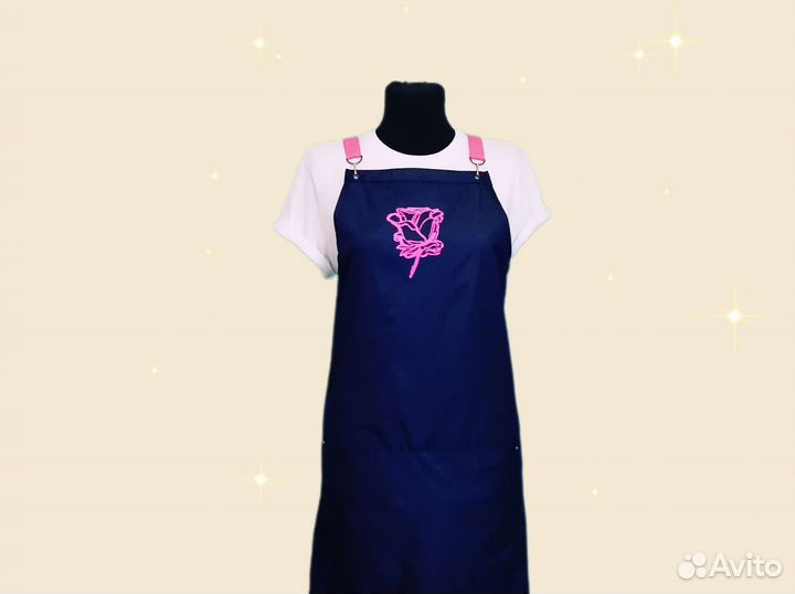Фартук для флориста с логотипом