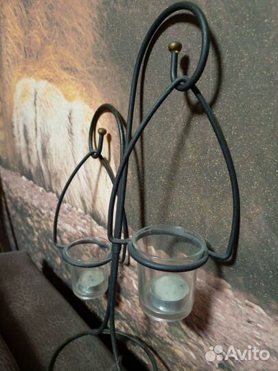 Подсвечник кованный