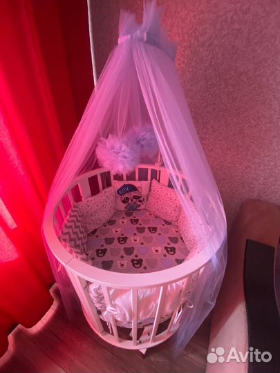 Детская кроватка трансформер 9 в 1