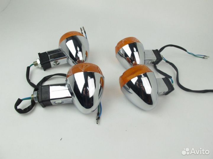 Указатель поворота (BF-05) Байкер хром большой кор