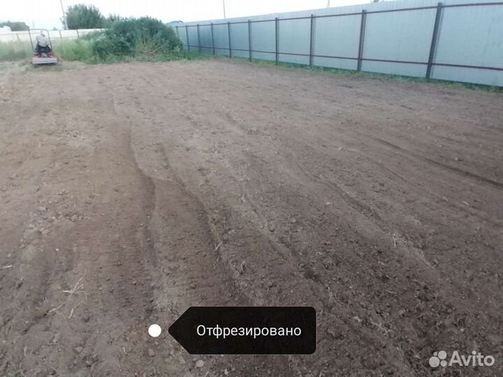 Вспашка земли минитрактором