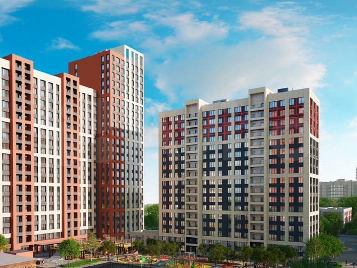 2-к. квартира, 57,1 м², 17/17 эт.