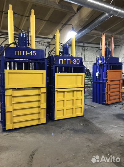 Новый пресс для макулатуры пгп
