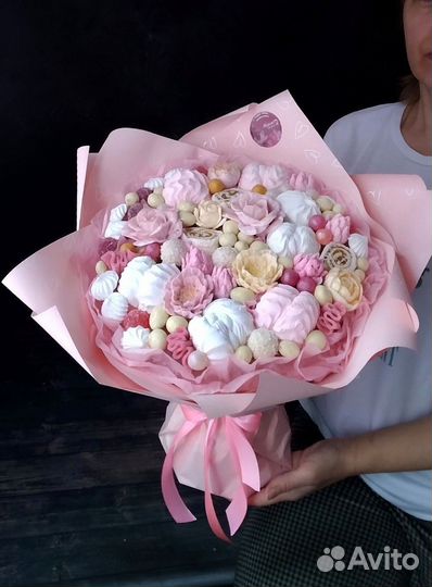 Сладкий букет для любимой девушки на день рождения