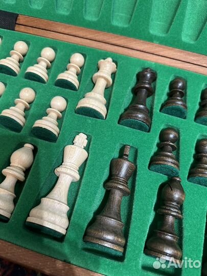 Шахматы деревянные новые