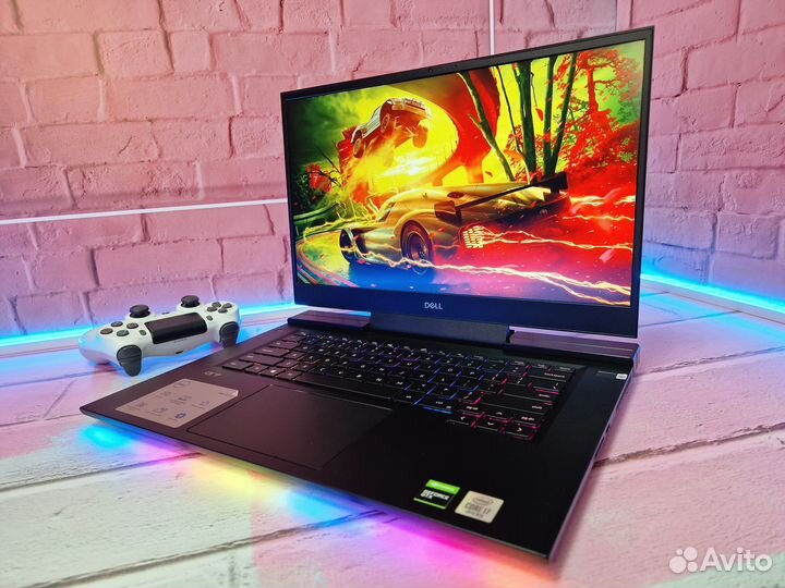 Ноутбук Dell Core i7 10750H SSD GTX1660Ti 144Hz