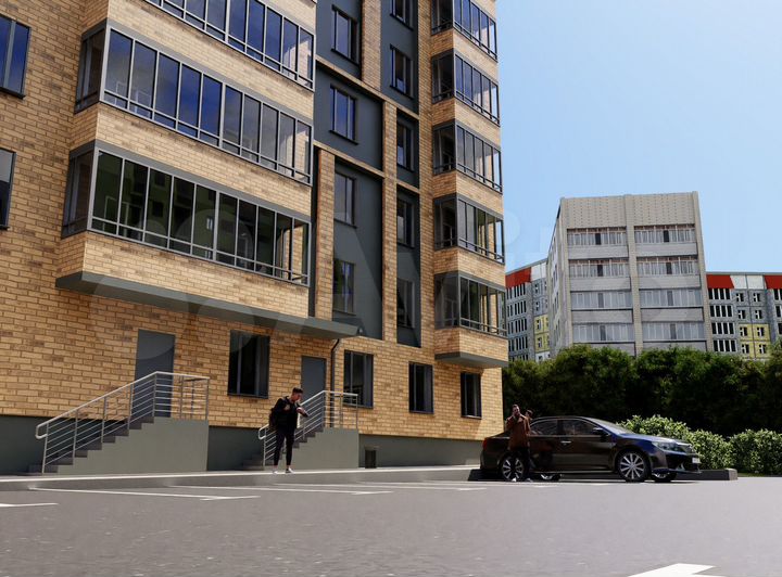 3-к. квартира, 53,6 м², 3/9 эт.