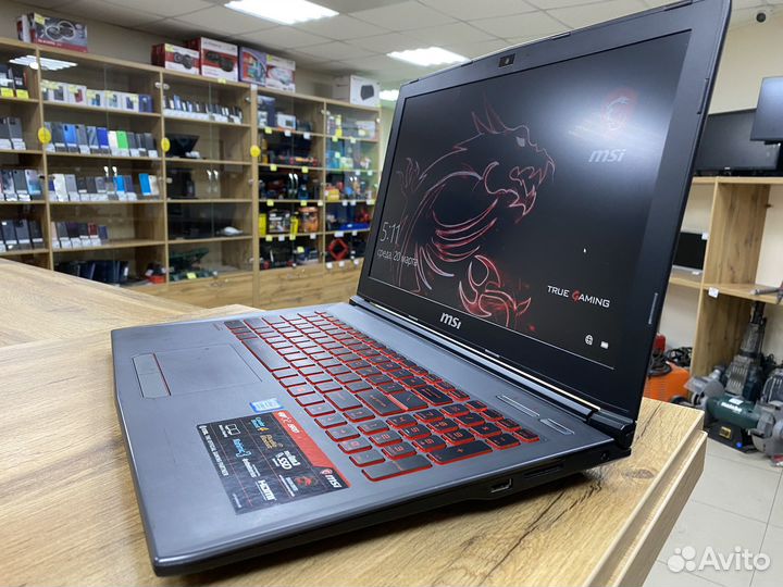 Игровой ноутбук i5 8300H/8gb/GTX1050Ti