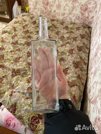 Декор Стеклянная бутылка