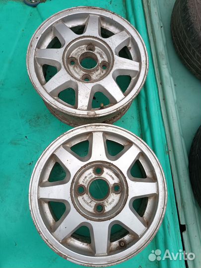 Литые диски r14 на audi 80b3