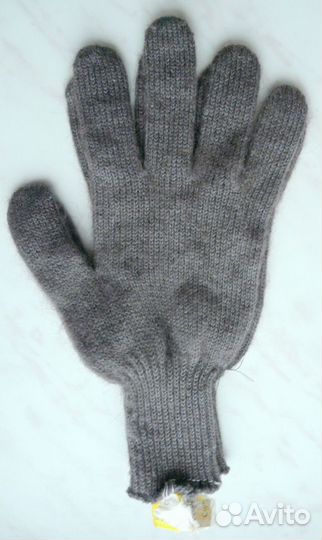 Перчатки Женские Вязаные Серые Новые Отечественные