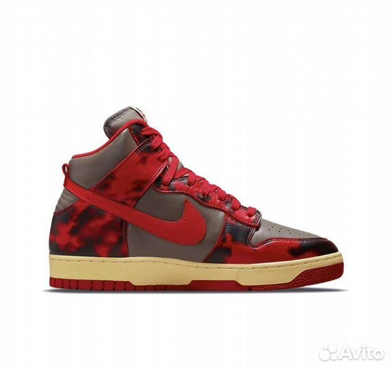 Nike Dunk High 1985 SP Red Camo Acid Wash оригинал