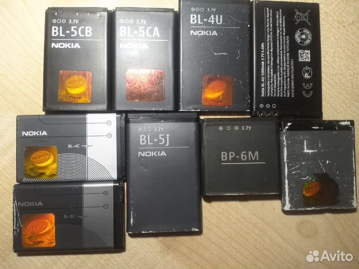 Аккумуляторы для телефонов Samsung, Nokia, LG, итд