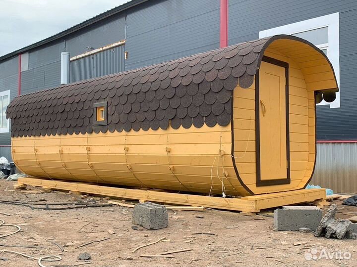 Баня бочка квадро в наличии