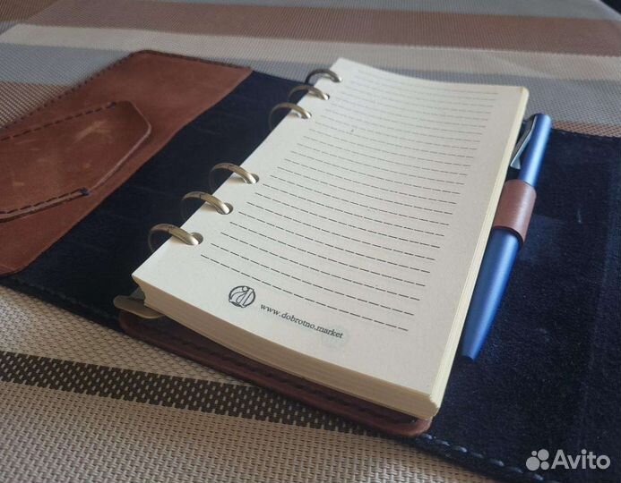 Кожанная записная книжка блокнот