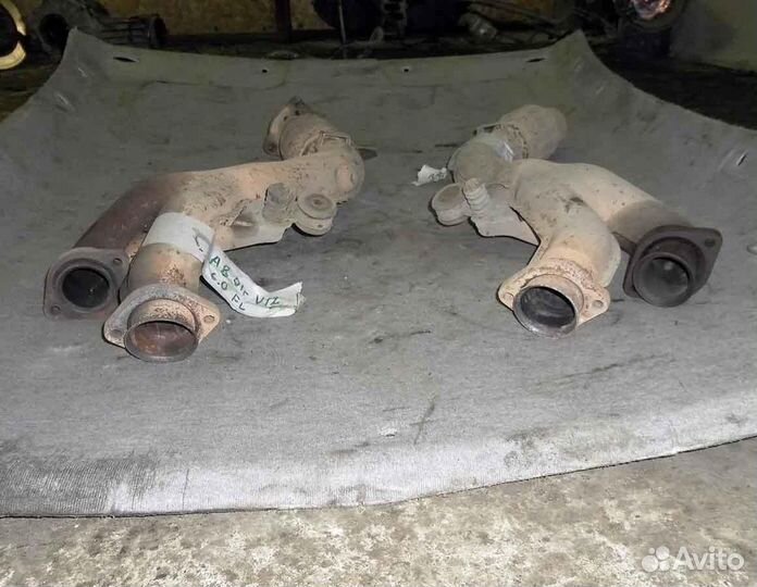 Приемная труба глушителя Audi A8 6.0 V12 2001