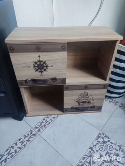 Полка/шкаф навесная корсар, мебель для детской