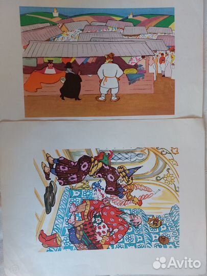 Иллюстрации к сказкам Пушкина