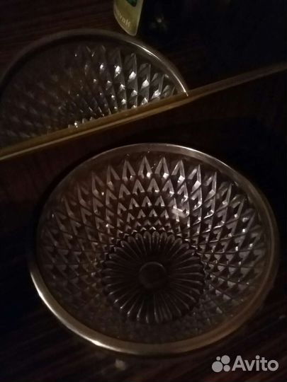 Хрустальная ваза для фруктов 