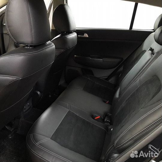 Чехлы Премиум Алькантара Focus 2 (Titanium)