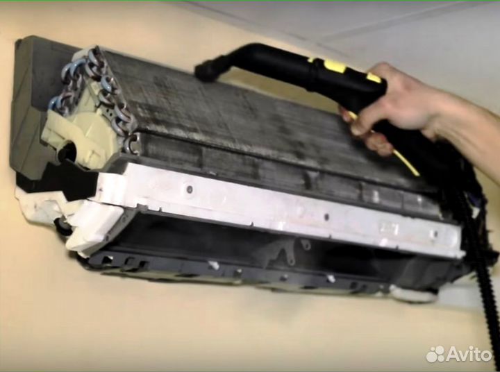 Чистка сплит систем, ремонт сплит систем заправка