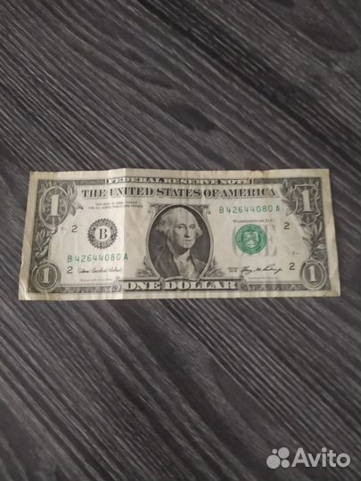 Банкнота1 США. 2006г