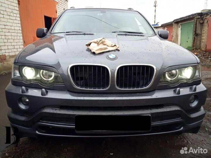 Накладки на фары BMW X5 E53