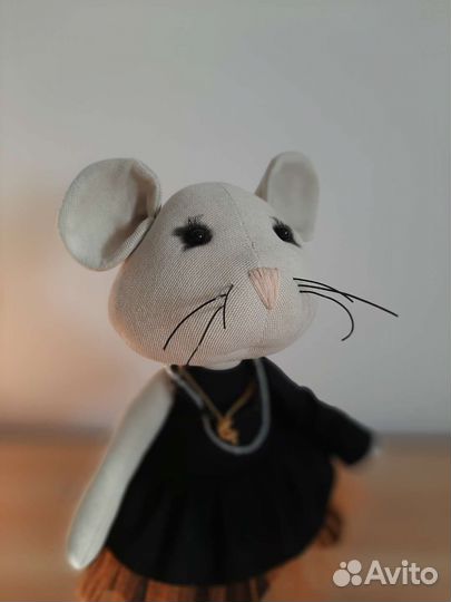 Текстильная кукла/мышка Ведьмочка