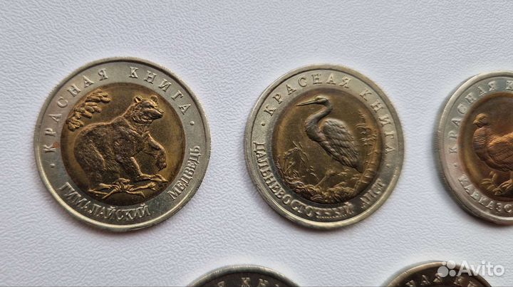 Монеты Красная книга 1993 г