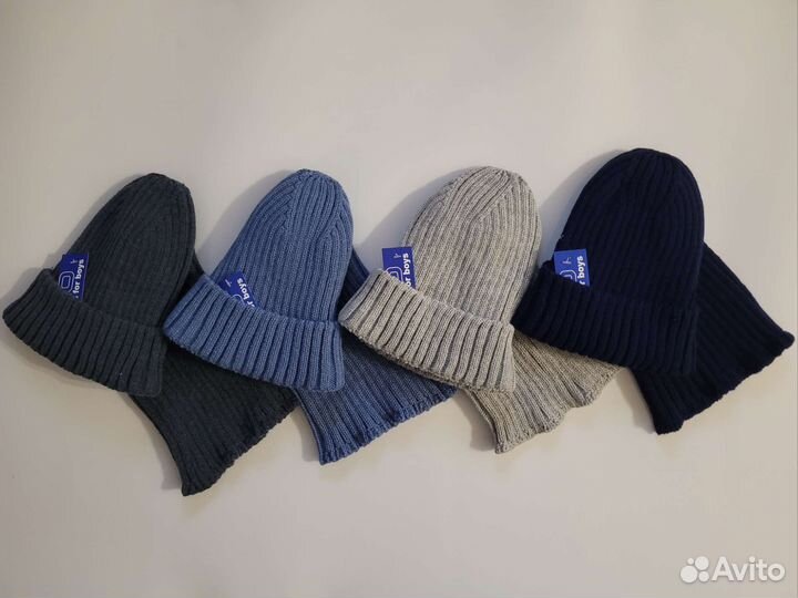 Шапка/снуд комплектом для мальчиков (р.52-54)