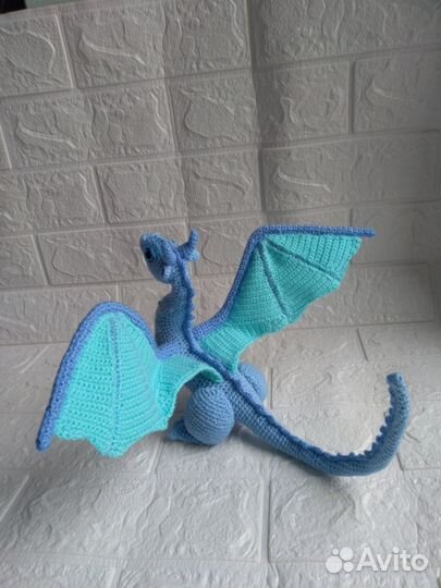 Дракон игрушка мягкая ручная работа