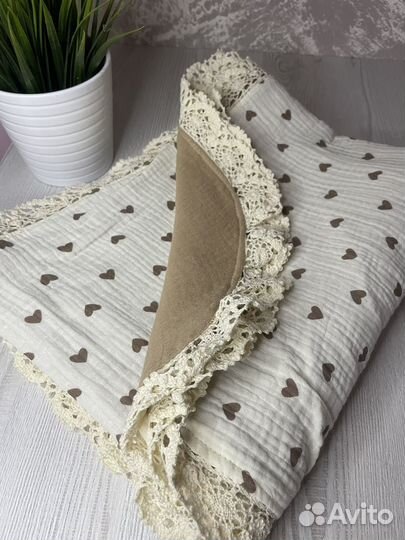 Муслиновый плед детский