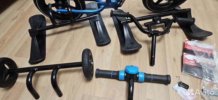 Беговел снегокат SmallRider Roadster X plus Combo