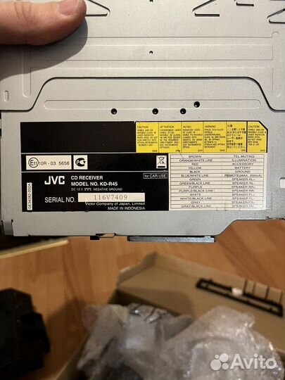 Магнитола jvc kd-r45