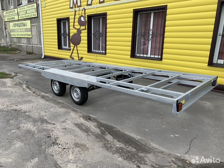 Прицеп-платформа 5,5*2,5м универсальный б/колёс