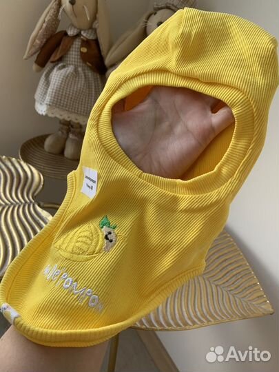 Шапка шлем хлопковый 48 размер