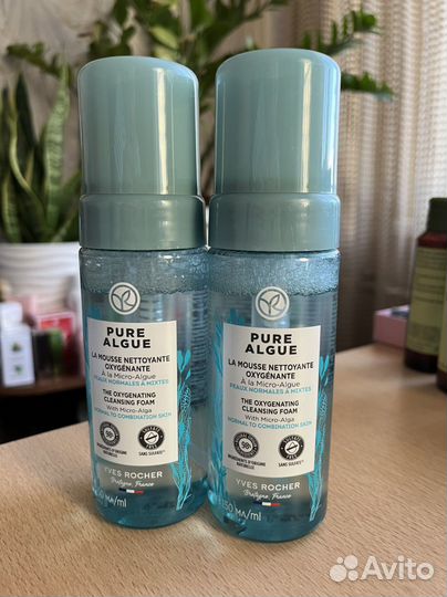 Мусс для умывания с микроволорослями